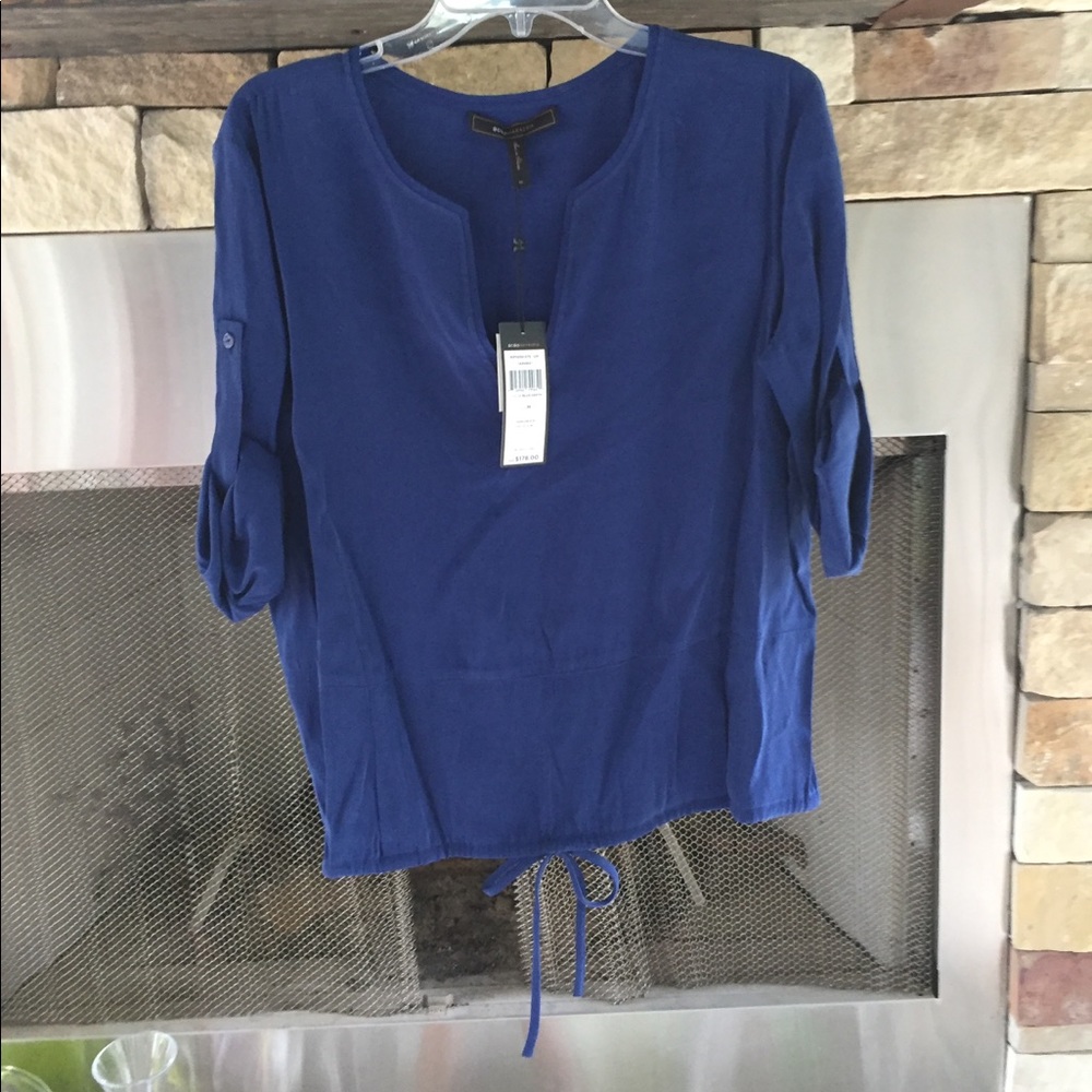 Medium Blue BCBG MaxAzria Blouse